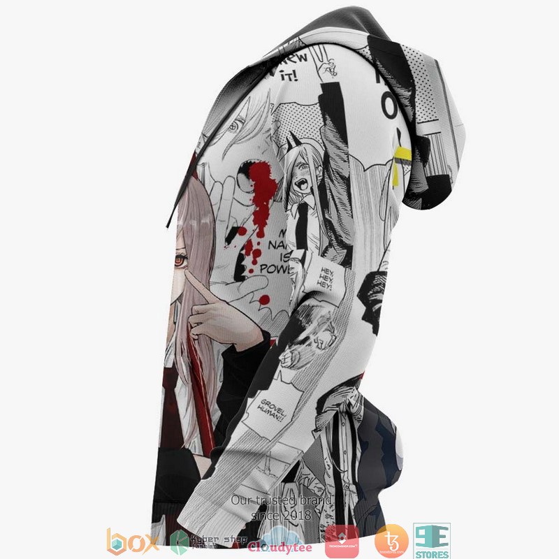 Power Blood Devil Manga Chainsaw Man Anime 3D Shirt, Bomber jacket 6 Power Blood Devil Manga Chainsaw Man Anime 3D Shirt Bomber jacket 1 2 3 4 5