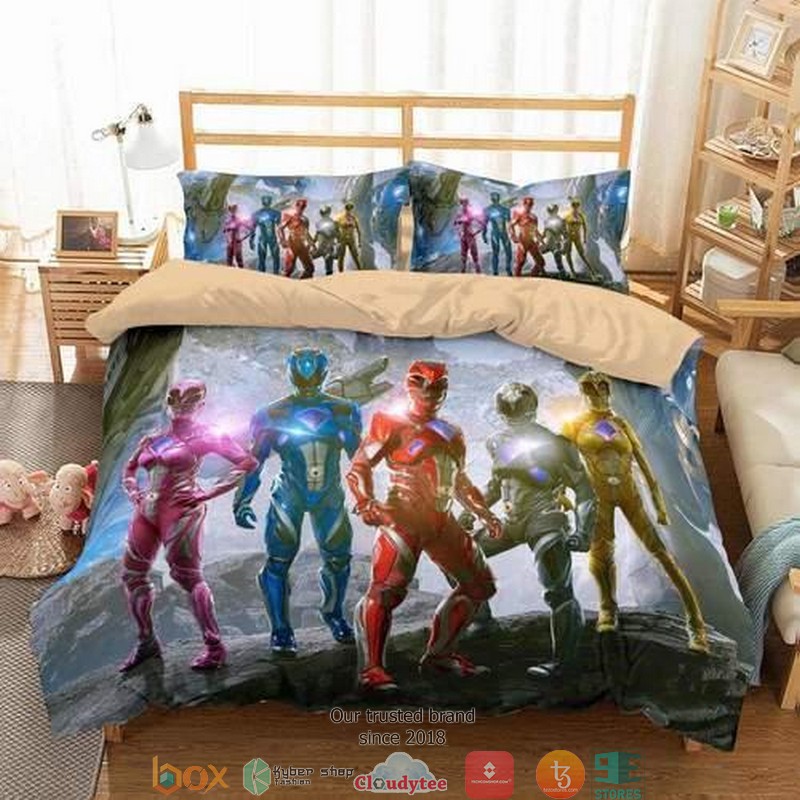 Power Rangers characters Duvet Cover Bedroom Set