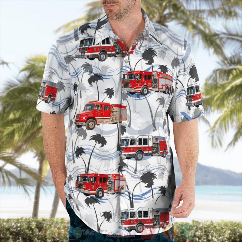 BEST Preston Hollow, Albany County, New York, Tri-Village Volunteer Fire Co 3D Aloha Shirt word1