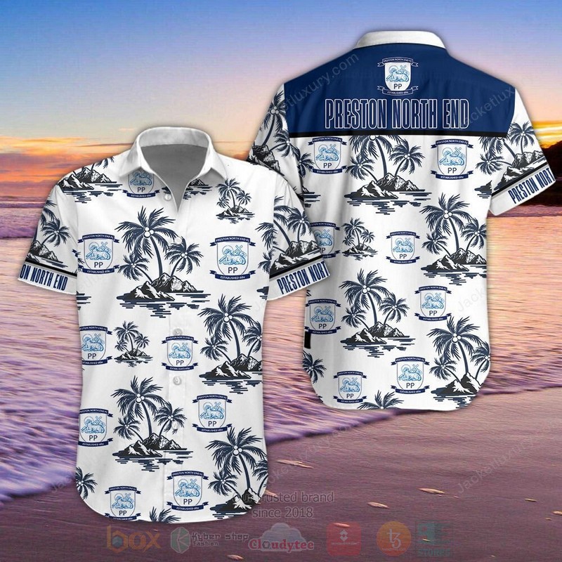 BEST Preston North End F.C Aloha Shirt, Short-Pants word2