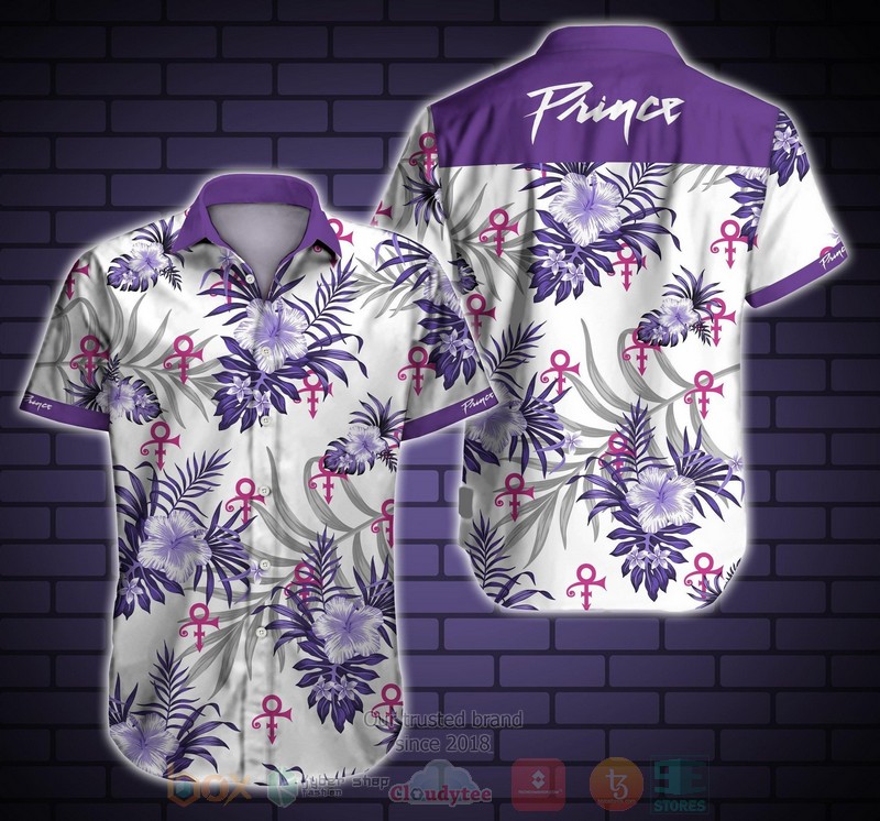 Prince Short Sleeve Hawaiian Shirt