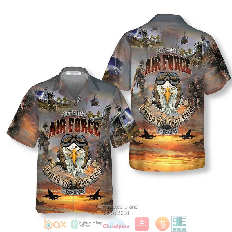 BEST Proud To Have Served Veterans Airforce Soldier Fighting Sky Hawaii Shirt word3