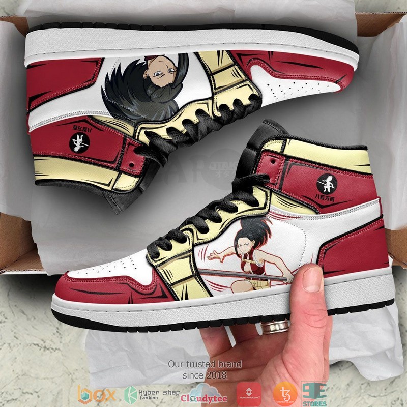 Momo Yaoyorozu My Hero Academia Anime Air Jordan High Top Shoes 1 2 3