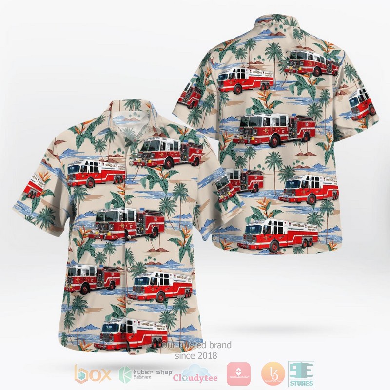 Quakertown Pennsylvania Quakertown Fire Company Number 1 Hawaiian Shirt