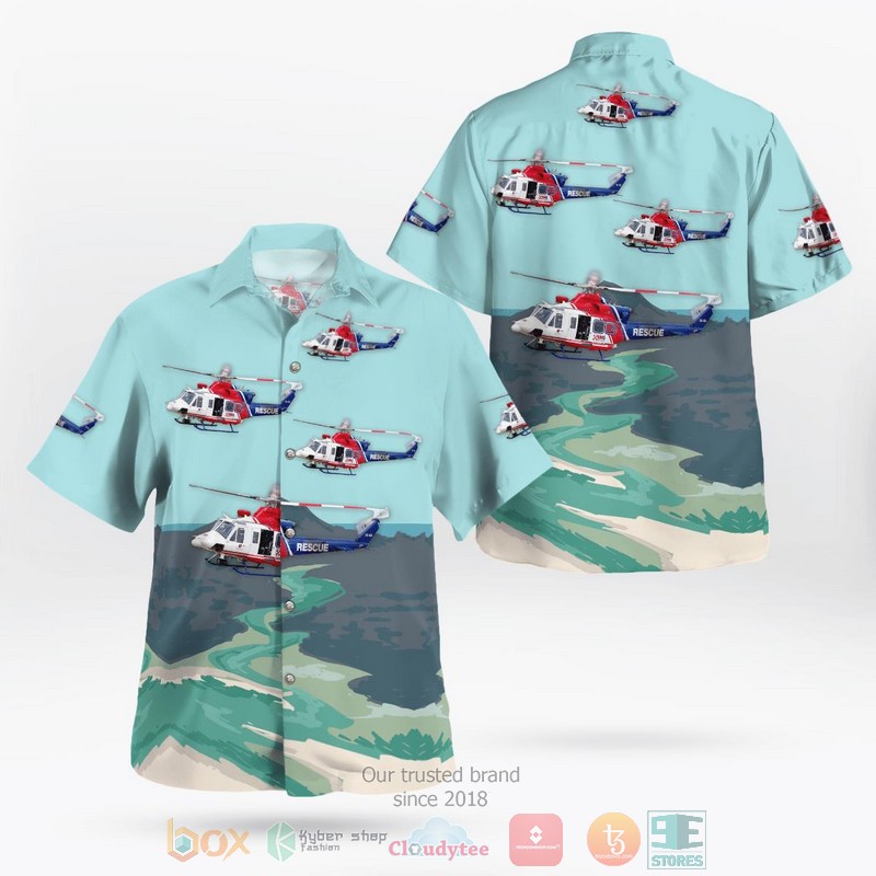 HOT Queensland Emergency Services Bell 412 Hawaii Shirt 1 Queensland Emergency Services Bell 412 Hawaiian Shirt