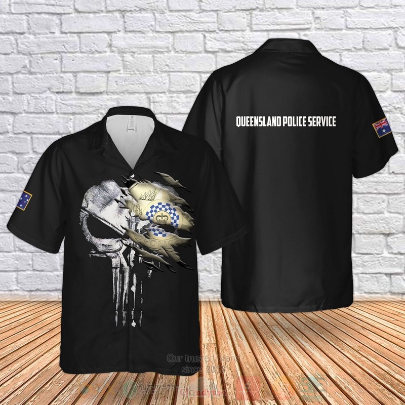 BEST Queensland Police Service 3D Aloha Shirt 3 Queensland Police Service Hawaiian Shirt