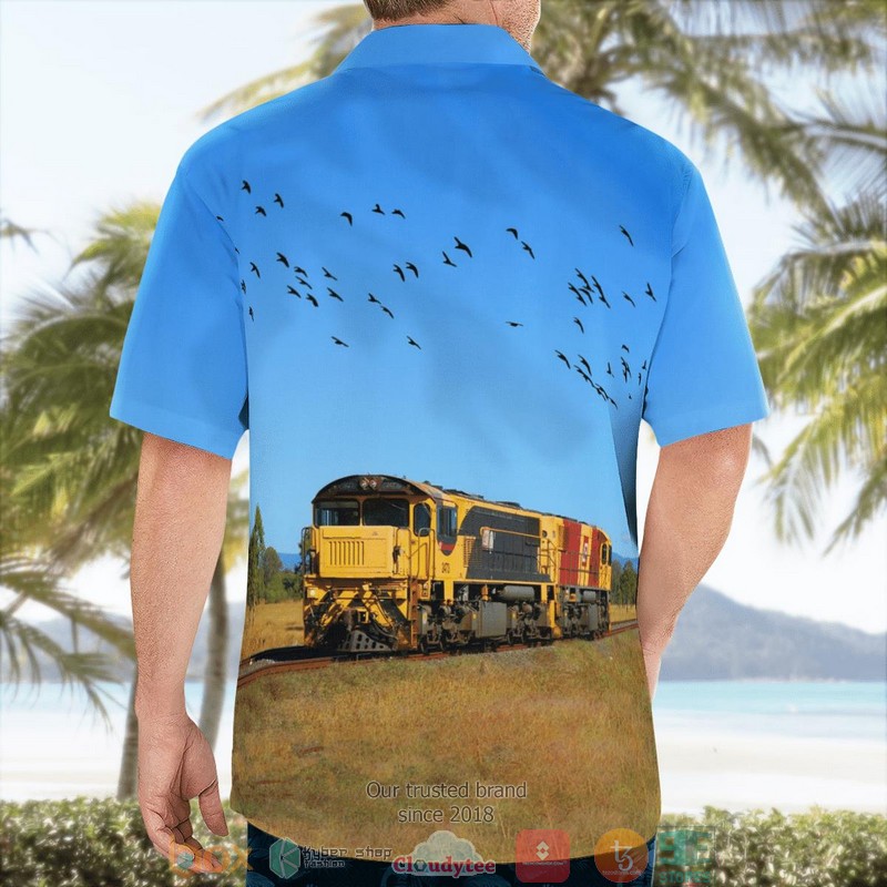 NEW Queensland Rail QR Light Engine Hawaii Shirt 2 NEW Queensland Rail QR Light Engine Hawaii Shirt word1