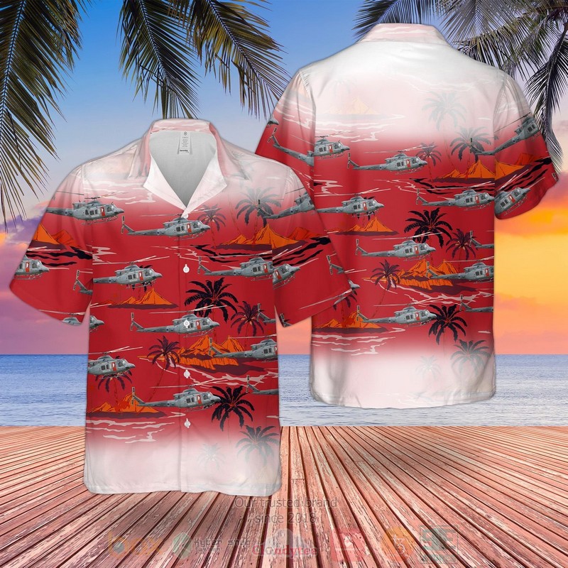 RAF Bell Griffin HAR2 Red Hawaiian Shirt
