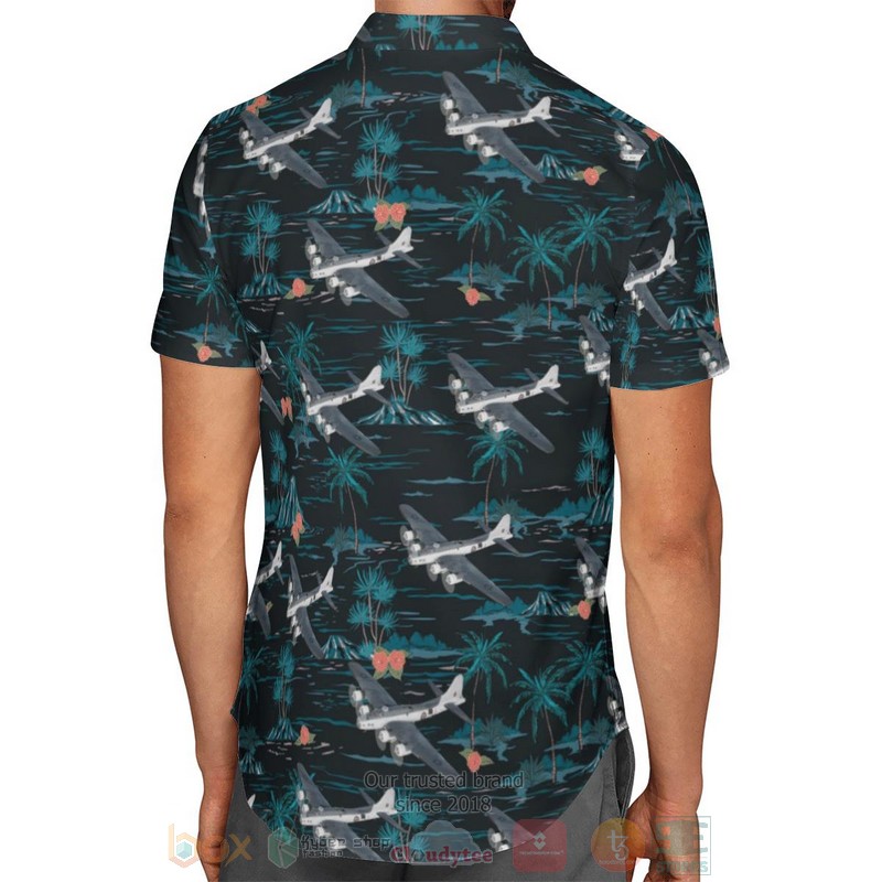 BEST RAF Boeing B-17 Mk IIA Flying Fortress 3D Aloha Shirt 3 RAF Boeing B 17 Mk IIA Flying Fortress Hawaiian Shirt 1 2