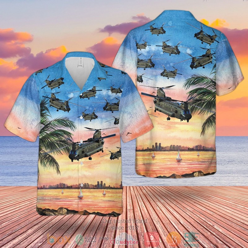 RAF Boeing Chinook HC MK6 Hawaiian Shirt