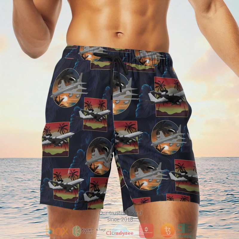 RAF Boeing E 3D Sentry AEW1 Hawaiian Shirt Shorts 1 2 3 4
