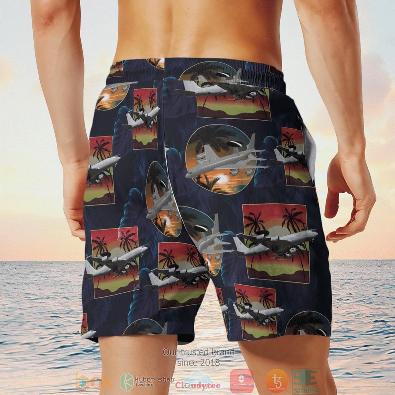 RAF Boeing E 3D Sentry AEW1 Hawaiian Shirt Shorts 1 2 3 4 5 6 7