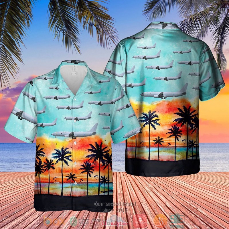 RAF Boeing P 8A Poseidon MRA1 Hawaiian Shirt