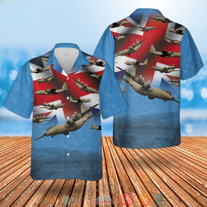 RAF C 130 Hercules Hawaiian Shirt