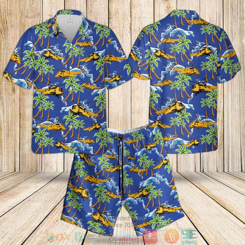 RAF Westland Sea King HAR3 Hawaiian Shirt, Short 5 RAF Westland Sea King HAR3 Hawaiian Shirt Short