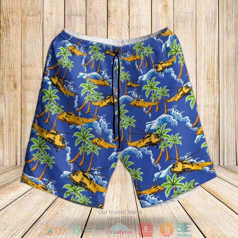 RAF Westland Sea King HAR3 Hawaiian Shirt, Short 14 RAF Westland Sea King HAR3 Hawaiian Shirt Short 1 2