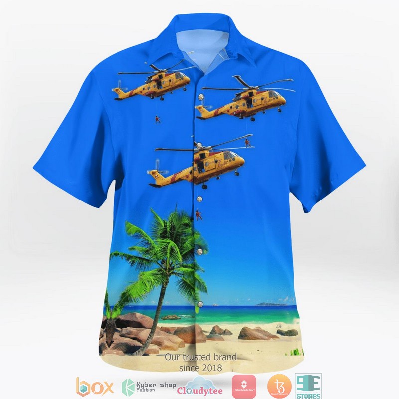 BEST RCAF AgustaWestland CH-149 Cormorant SAR Hawaii Shirt word1