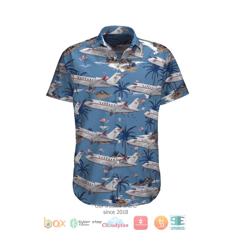 RCAF Bombardier CC-144D Challenger CL-650 Limited Hawaiian Shirt 1 RCAF Bombardier CC-144D Challenger CL-650 Limited Hawaiian Shirt word3