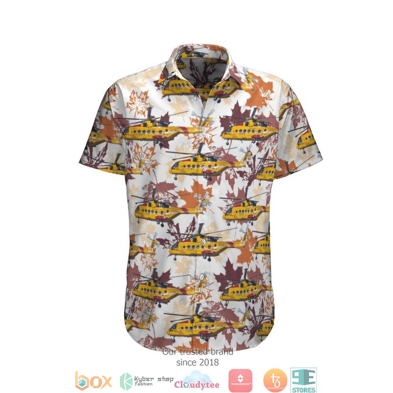 RCAF EHI CH-149 Cormorant EH-101 Mk511 SAR Maple leaf Limited Hawaiian Shirt 7 RCAF EHI CH-149 Cormorant EH-101 Mk511 SAR Maple leaf Limited Hawaiian Shirt word3