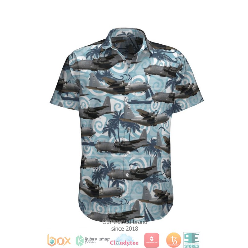 RCAF Lockheed CC-130H Hercules C-130H-L-382 Blue Limited Hawaiian Shirt word1