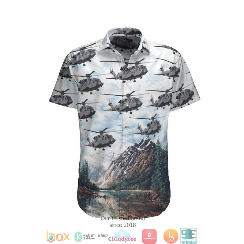 RCAF Sikorsky CH-148 Cyclone S-92 Mountain Limited Hawaiian Shirt word3