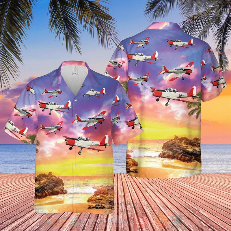 RN DHC 1 Chipmunk T 10 Hawaiian Shirt