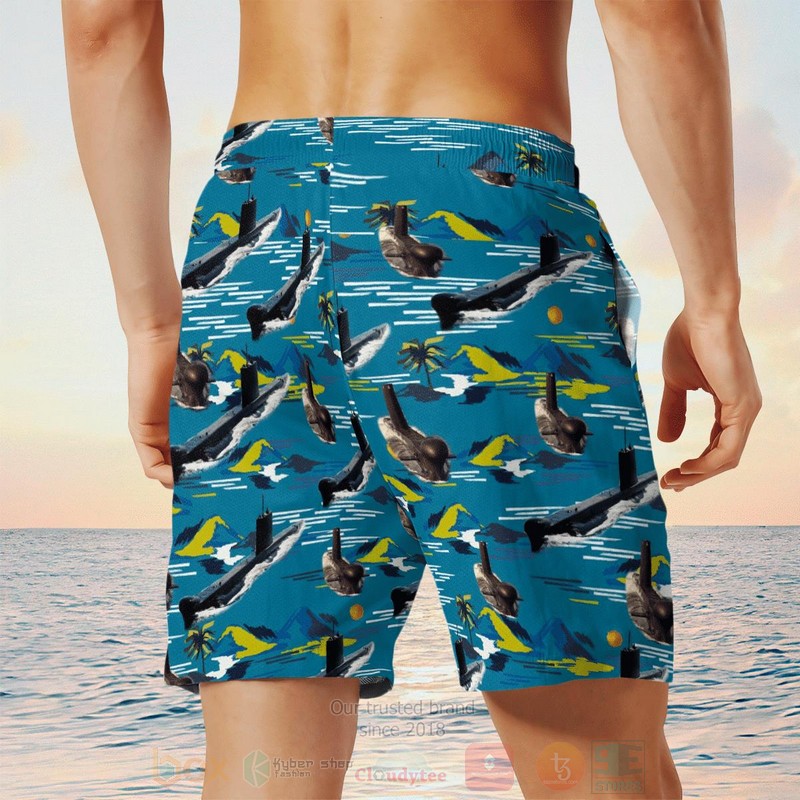 BEST RN Historical Oberon-class Submarine 3D Aloha Shirt, Short word2