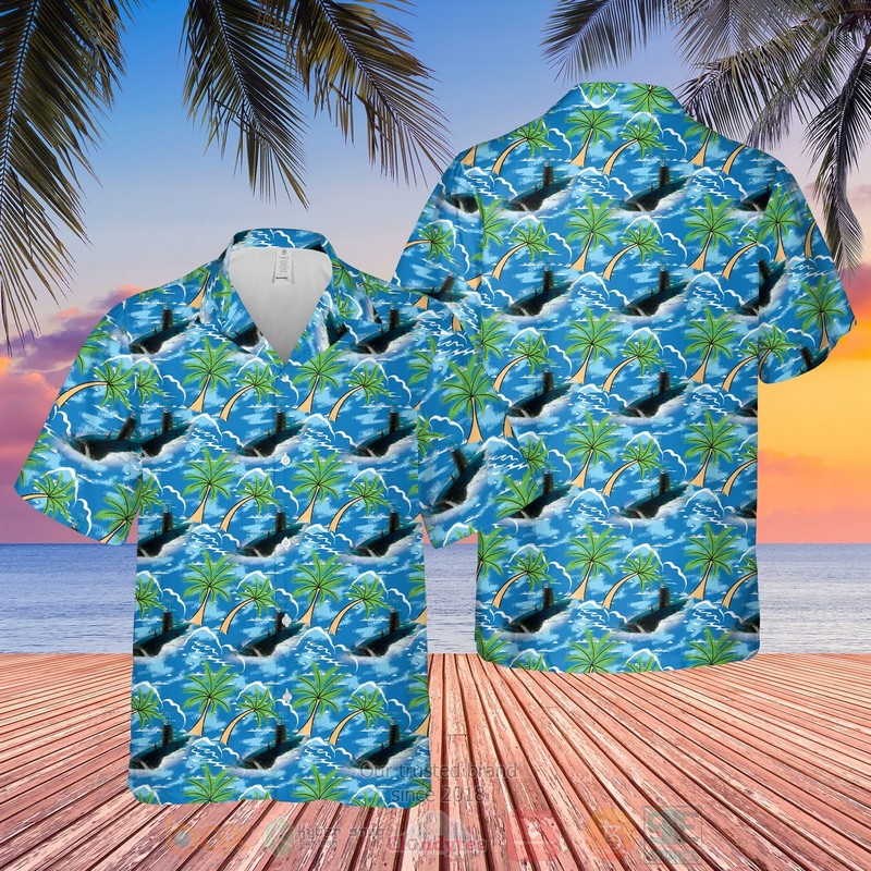 BEST RN Historical Swiftsure Class Attack Submarines 3D Aloha Shirt 3 RN Historical Swiftsure Class Attack Submarines Hawaiian Shirt