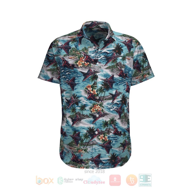 Rafale Solo Display French Hawaiian Shirt