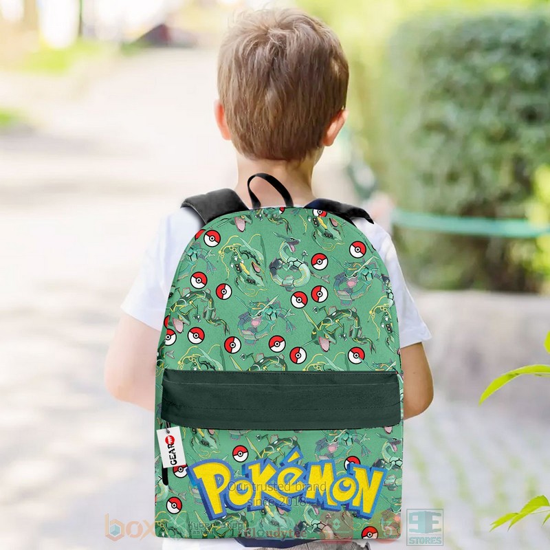 BEST Rayquaza Pokemon Anime 3D Print Backpack 3 Rayquaza Pokemon Anime Backpack 1 2