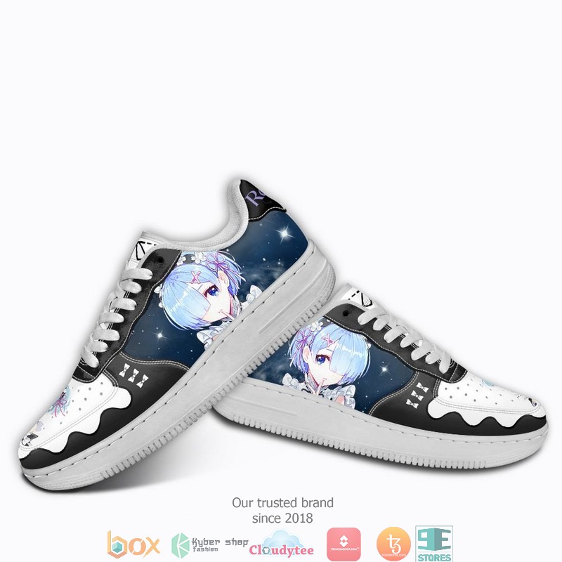 Rem Ram Air Re Zero Anime Nike Air Force Shoes 4 Rem Ram Air Re Zero Anime Nike Air Force Shoes 1 2 3