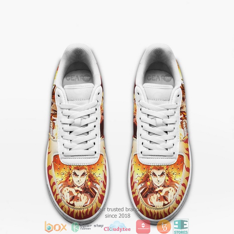 Rengoku Air Kimetsu Anime Nike Air Force Shoes 1