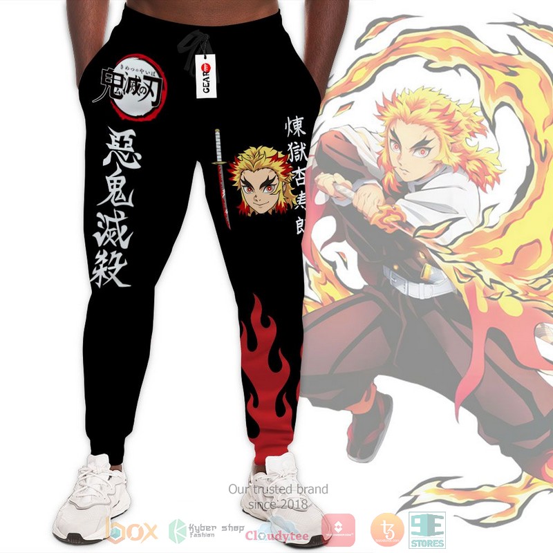 Rengoku Hashira Anime Kimetsu Jogger longpants 1