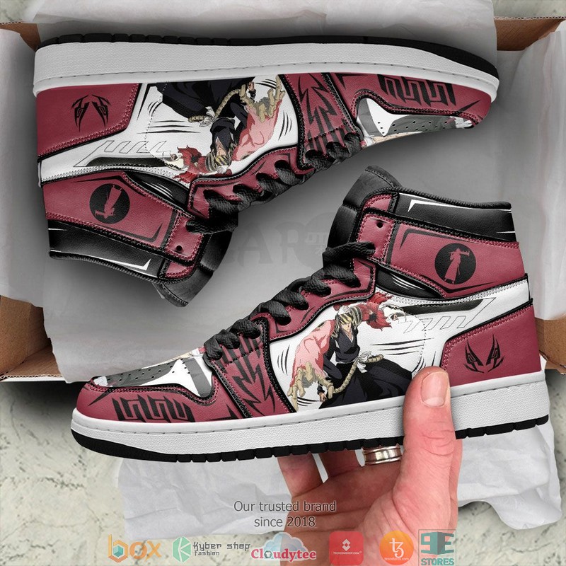 Renji Abarai BL Anime Air Jordan High Top Shoes 4 Renji Abarai BL Anime Air Jordan High Top Shoes 1 2 3