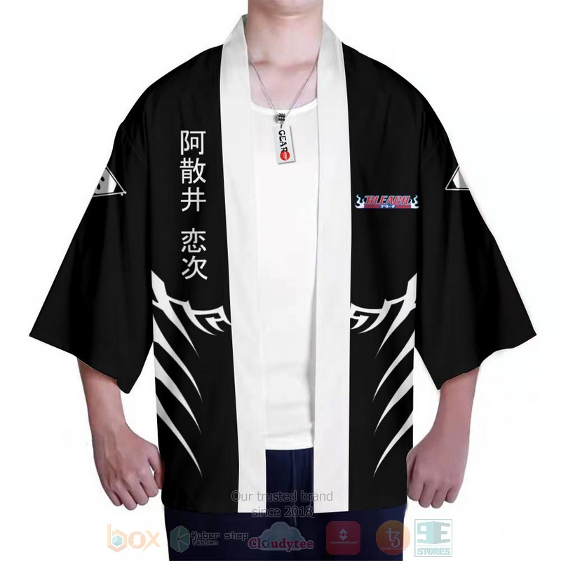 BEST Renji Abarai Bleach Anime Japan 3D Print Kimono 3 Renji Abarai Bleach Anime Inspired Kimono 1 2