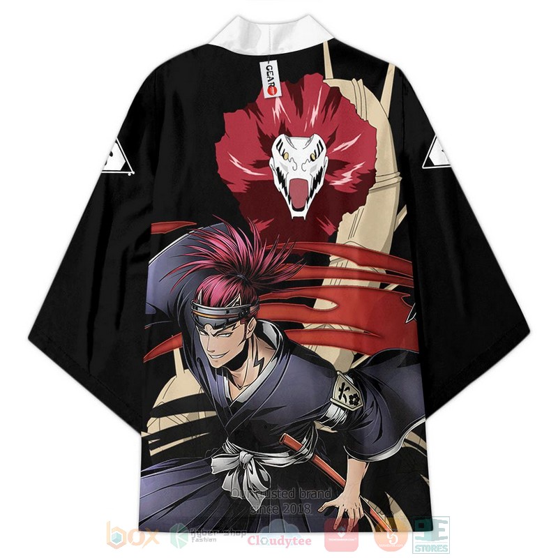 BEST Renji Abarai Bleach Anime Japan 3D Print Kimono 4 Renji Abarai Bleach Anime Inspired Kimono 1 2 3