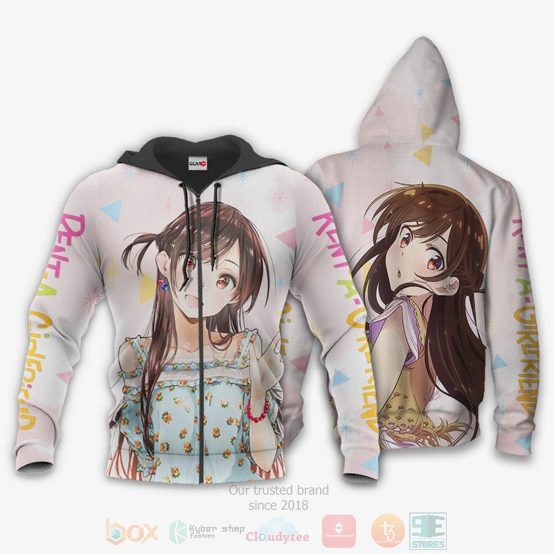 Rent A Girlfriend Ichinose Chizuru Anime 3D Hoodie Bomber Jacket