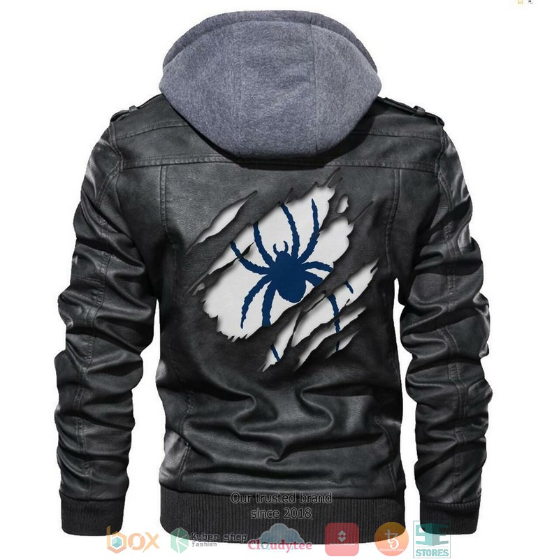 Richmond Spiders NCAA Black Leather Jacket