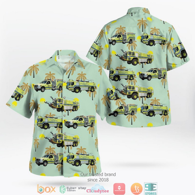Richmond Virginia Richmond International Airport Fire Department 3D Hawaii Shirt