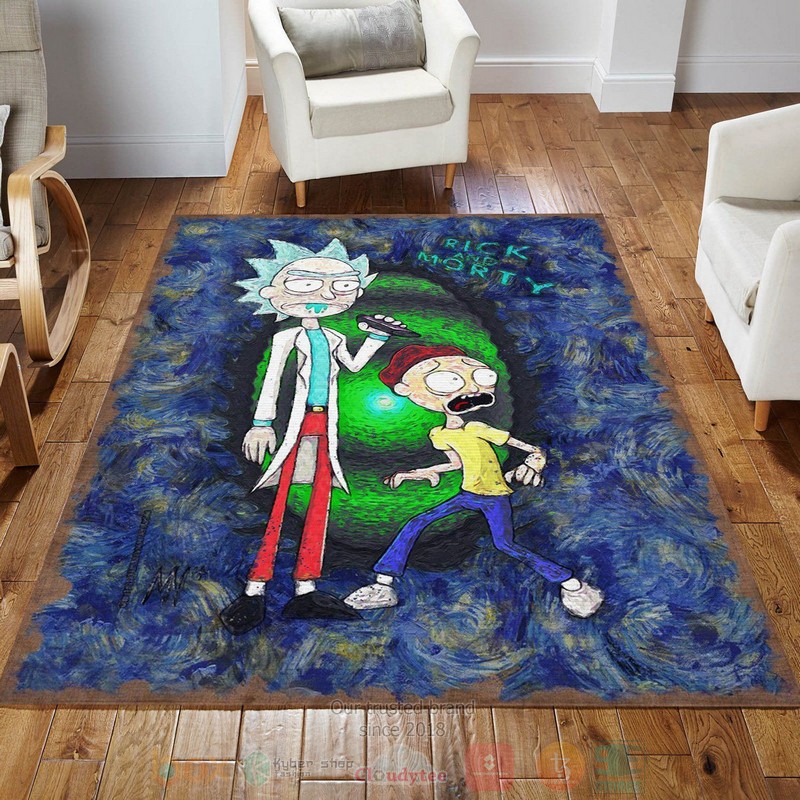 Rick And Morty Area Rugs 1