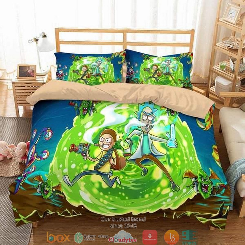 Rick And Morty Duvet Cover Bedroom Set