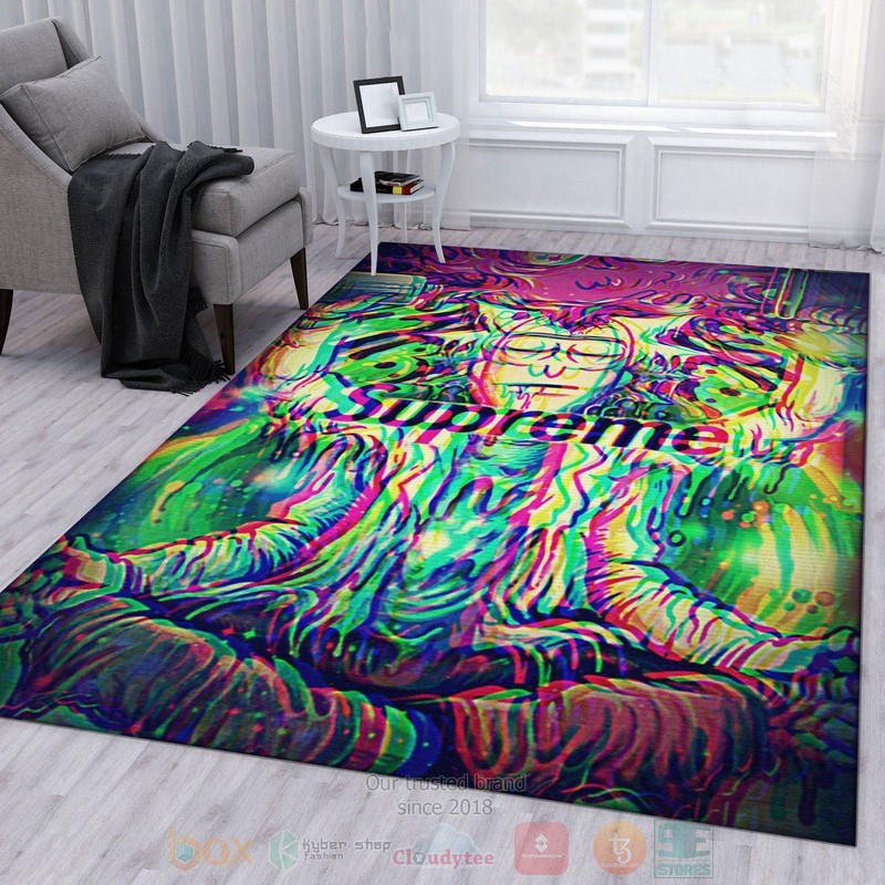 Rick And Morty Supreme Noel Area Rugs