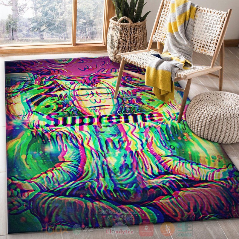 Rick And Morty Supreme Noel Area Rugs 1