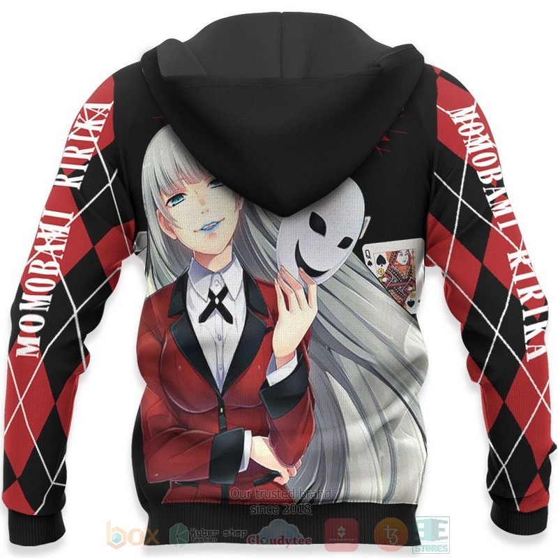 BEST Anime Ririka Momobami Kakegurui All Over Print Hoodie-Bomber Jacket 5 Ririka Momobami Kakegurui Anime 3D Hoodie Bomber Jacket 1 2 3 4