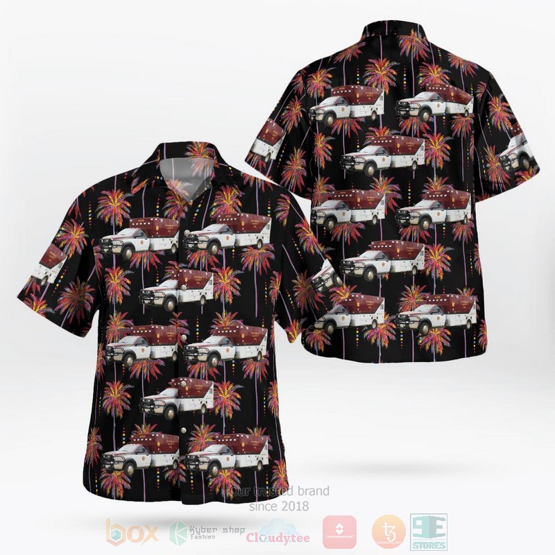 BEST Robertson County, Texas, Robertson County Emergency Medical Services 3D Aloha Shirt word3