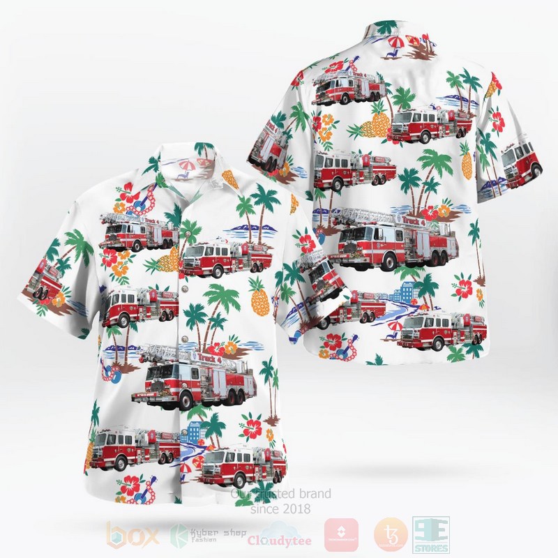 BEST Rochester, New York, Rochester Fire Department 3D Aloha Shirt 1 Rochester New York Rochester Fire Department Hawaiian Shirt