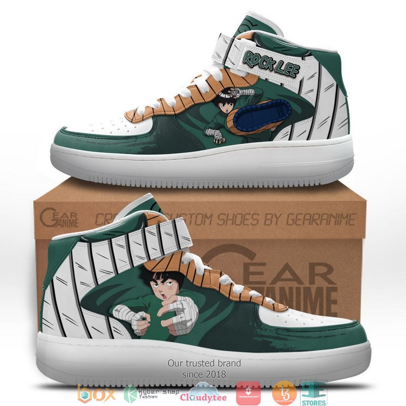 Rock Lee NRT Anime for Otaku High Air Force Shoes