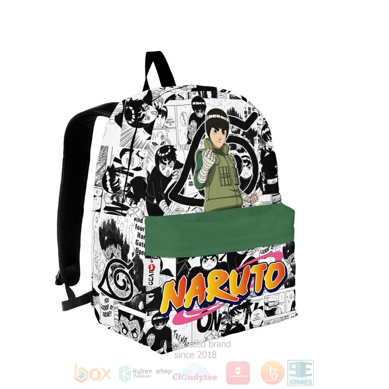 Rock Lee Naruto Anime Manga Backpack 1