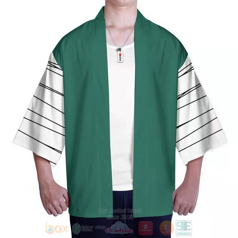 Rock Lee Naruto Anime Green Inspired Kimono 1