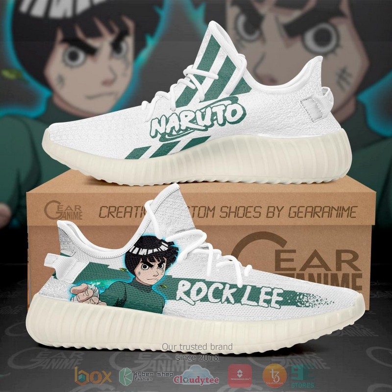 Rock Lee Naruto Anime Yeezy Shoes